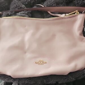 Coach Blush Leather Shoulder Bag